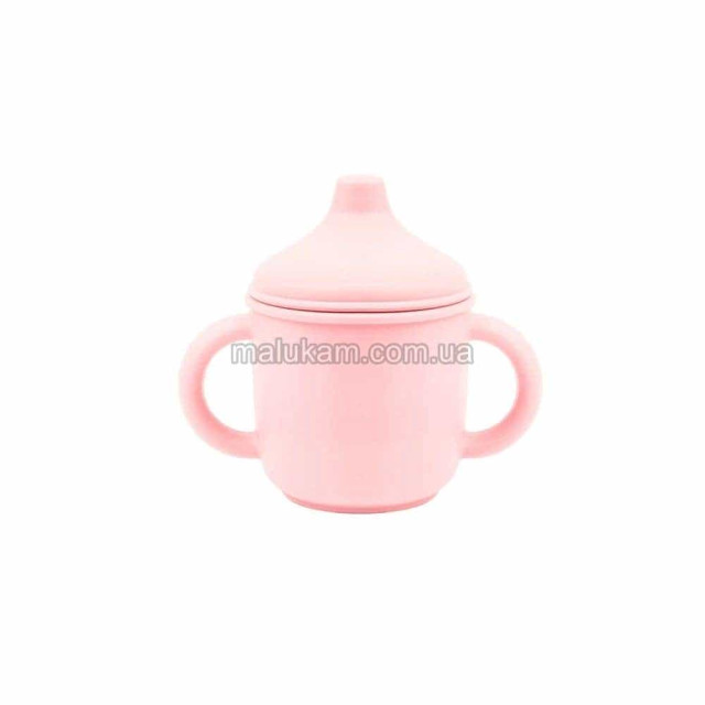 Дитячий силіконовий поїльник з носиком 447-rose-quartz рожевий