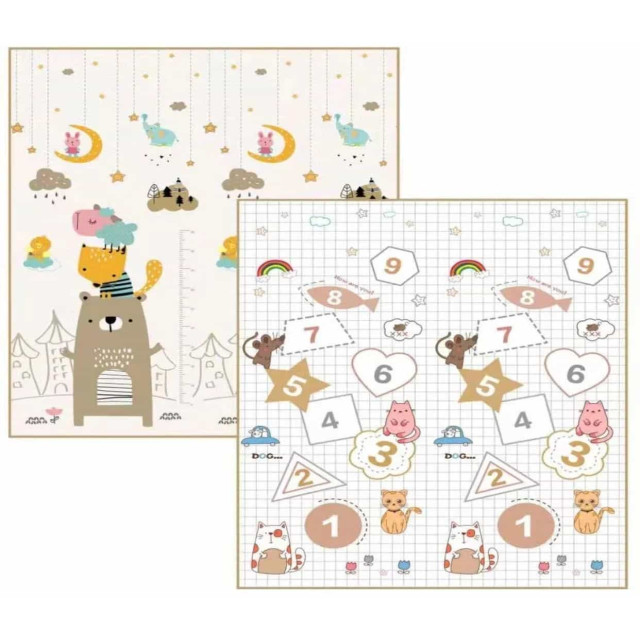 Термокилимок дитячий Ведмедики та Цифри 180/200/1 см